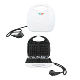 750W Mini Waffle Maker - Nonstick Aluminum Alloy Waffle Iron for Breakfast, Easy to Use