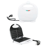 750W Mini Waffle Maker - Nonstick Aluminum Alloy Waffle Iron for Breakfast, Easy to Use