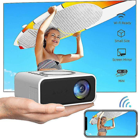 3000 Lumens Mini 4K Projector - Portable Home Cinema Projector