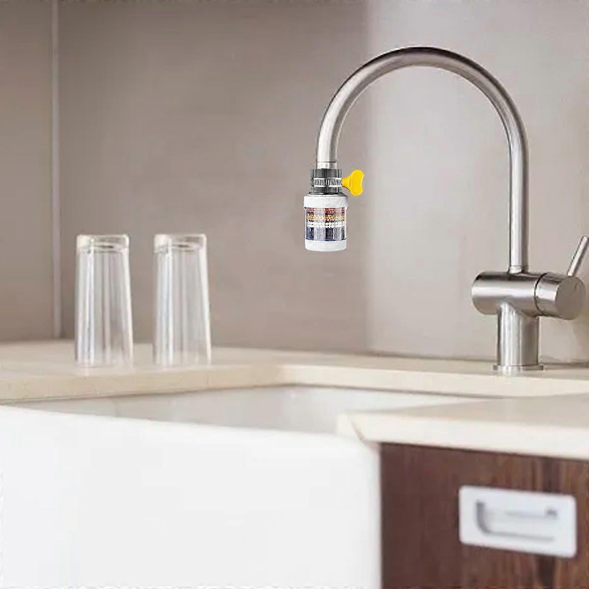 3-Pack Sink Faucet Water Filters with Replacements for Kitchen