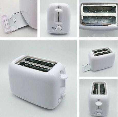 Multifunctional Sandwich Maker Breakfast Toaster - White