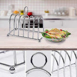 Stainless Steel Horseshoe Toaster Display Rack for Kitchen & Outdoor