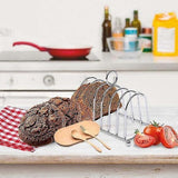 Stainless Steel Horseshoe Toaster Display Rack for Kitchen & Outdoor