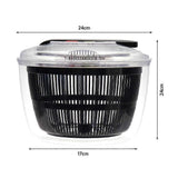 5L Salad Spinner with Innovative Large Capacity Bowl Kitchen Tool