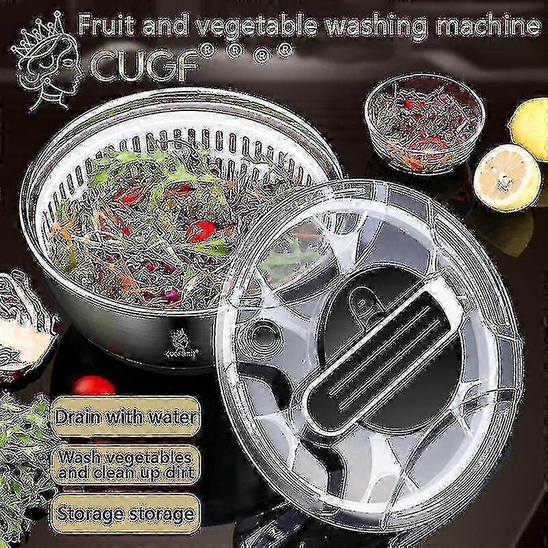 3.5L Salad Spinner Fruits & Vegetable Washer Dryer Kitchen Tool