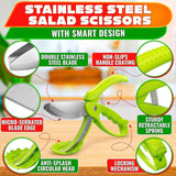 Salad Scissors Lettuce Shredder Chopper Kitchen Salad Tool