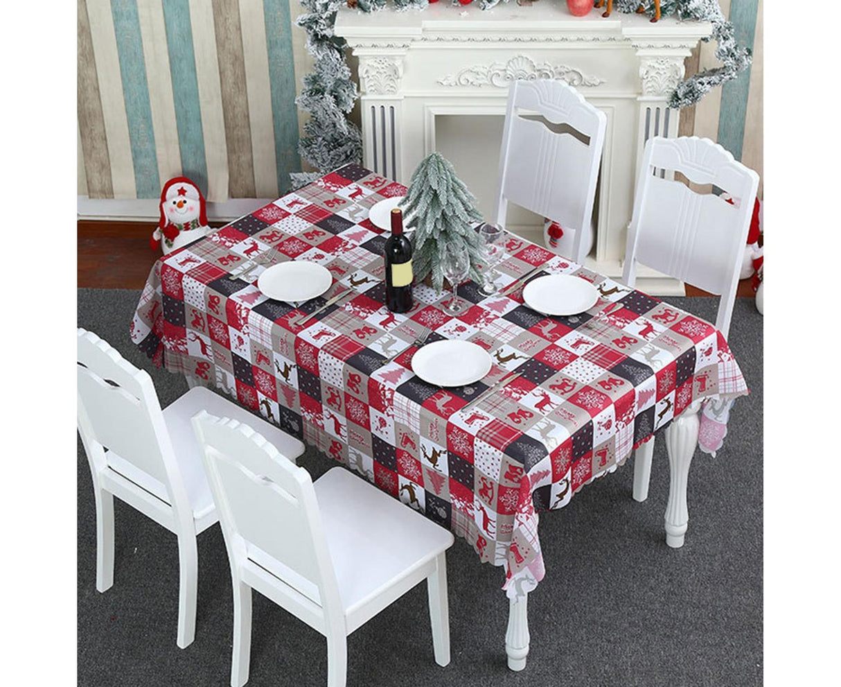 2.2m Christmas Tablecloth Kitchen Supplies-C