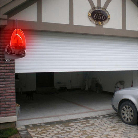 Outdoor LED Strobe Alarm Light 12V-265V, Wall Mount Emergency Warning Lamp