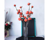 Artificial Flower 7/6 Heads Persimmon Branch Home Wedding Party Festival Decor