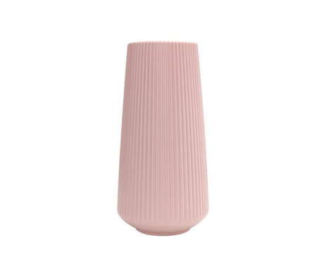 Plastic Nordic Style Vase Dried Flower Arrangement Pot Holder Home Office Decor-Pink