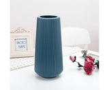 Plastic Nordic Style Vase Dried Flower Arrangement Pot Holder Home Office Decor-Pink