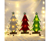 Luminous Mini Christmas Tree Desktop Display Mold Night Light Party Decor Gift-Green