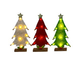 Luminous Mini Christmas Tree Desktop Display Mold Night Light Party Decor Gift-Green