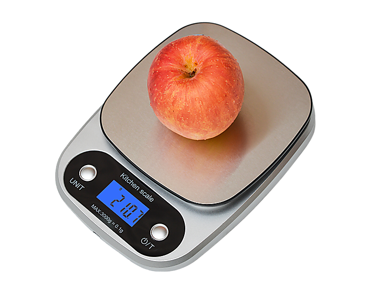 0.1g High Precision Kitchen Scale Rechargable Food Scale Digital 3KG One Size