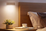 Battery Operated Wall Sconce Wooden Night Light Rotatable Cordless Wall Lamp