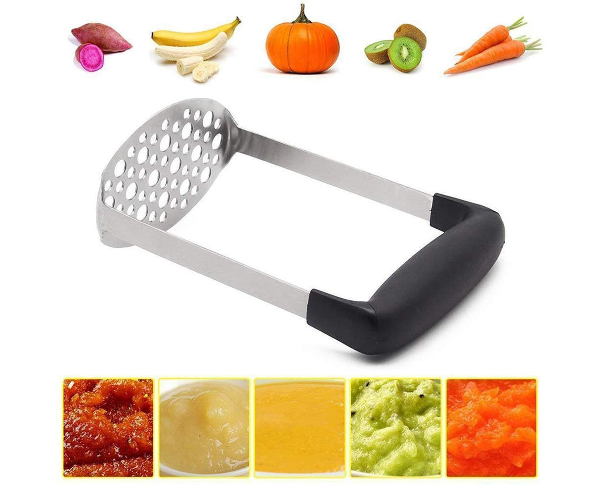 Stainless Steel Puree Potato Masher Kitchen Tool Vegetables Fruits Ricer Presser
