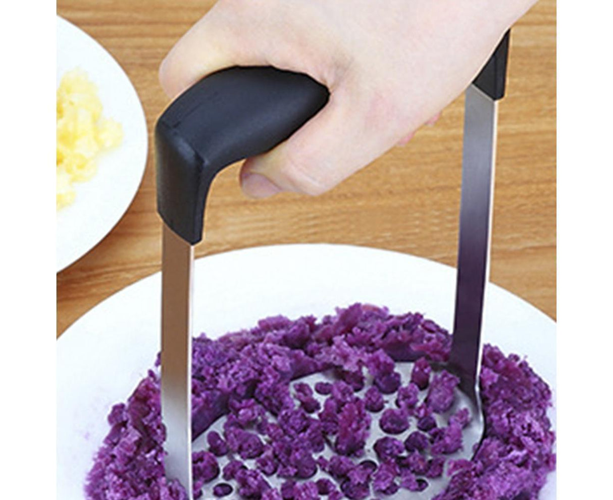 Stainless Steel Puree Potato Masher Kitchen Tool Vegetables Fruits Ricer Presser