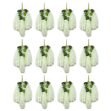 12 Pcs Artificial Wisteria Pure White Exquisite Simulated Wisteria Decoration for Weddings Outdoor Ceremonies