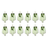 12 Pcs Artificial Wisteria Pure White Exquisite Simulated Wisteria Decoration for Weddings Outdoor Ceremonies