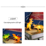 Dinosaur String Lamp 2m 10LED String Lights Animal Fashionable Decorative Light for Bedroom 4.5V