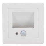 LED Corner Wall Lamp Recessed Warm White Iron Baking Varnish Body Induction Step Light for Stairway 85‑260V