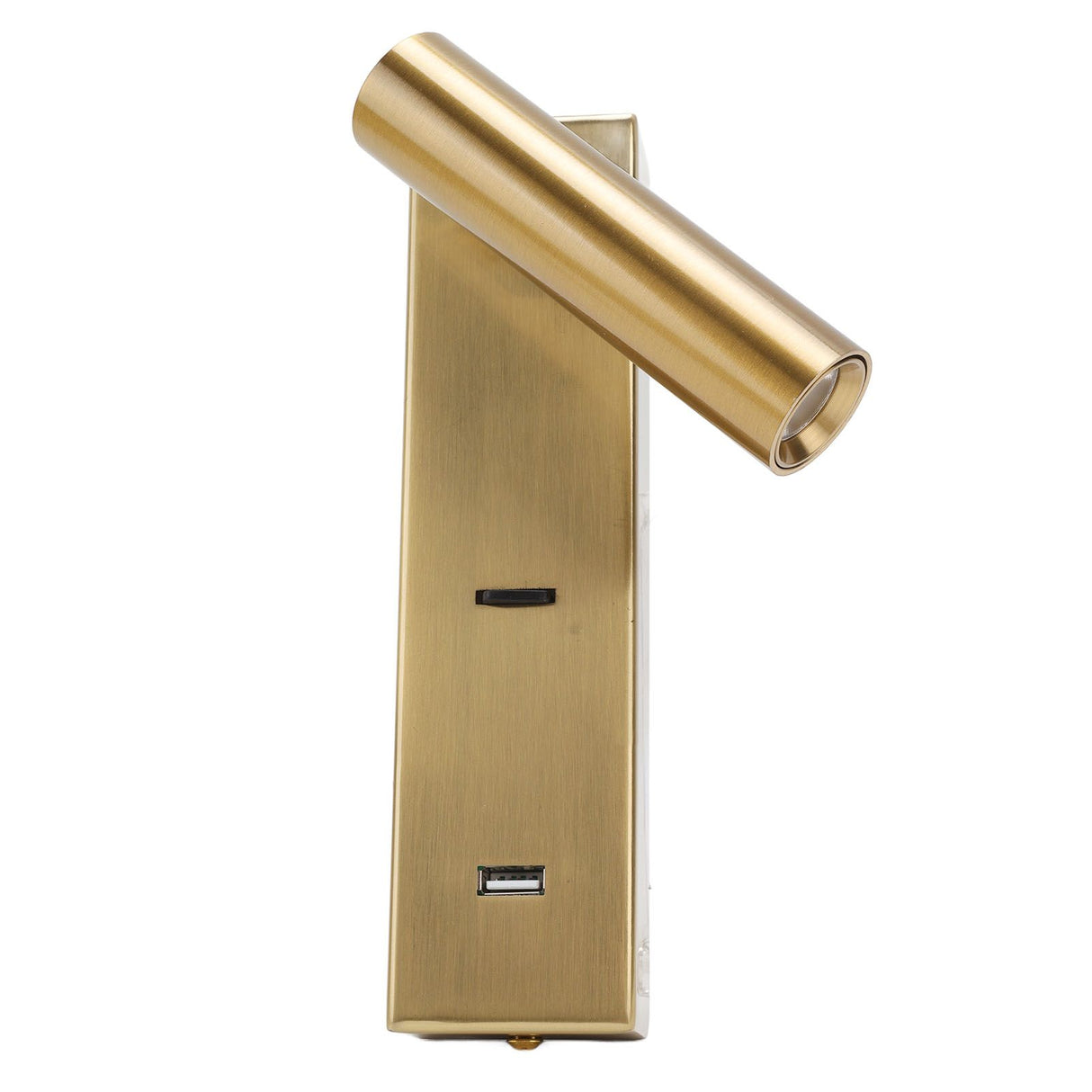 LED Wall Mounted Reading Light Simple Rechargeable Adjustable Angle Bedroom Wall Lamp for Hotel Bedroom 100V‑240V White Light