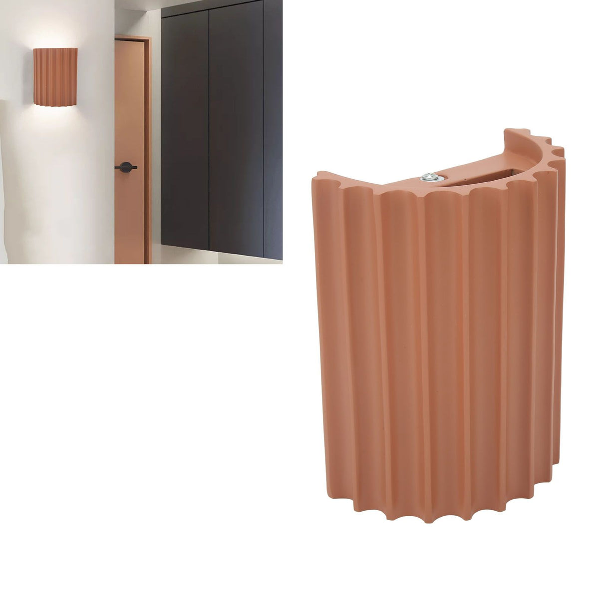 Wall Sconce Modern Minimalist Style Orange G9 Light Source Resin Wall Lamp for Living Room Lobby