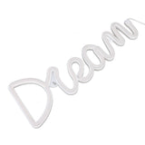LED Neon Light Dream Battery USB Operated Neon Wall Light for Bedroom Living Room Bar Party Christmas Wedding