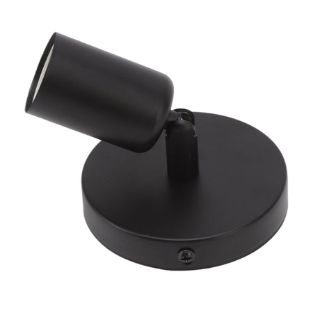 E26 E27 Wall Lamp Holder Modern Simple Wall Lamp Base for Bedroom Living Room Showcase 85‑265V Black