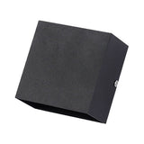 Modern LED Wall Sconce Aluminum Indoor LED Wall Mounted Lamp for Bedroom Hallway Black 10W White Light 6000K
