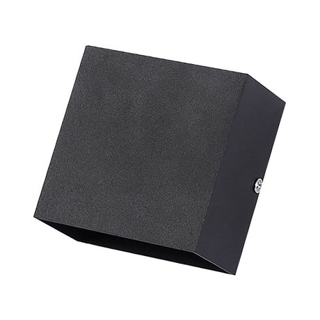 Modern LED Wall Sconce Aluminum Indoor LED Wall Mounted Lamp for Bedroom Hallway Black 10W White Light 6000K