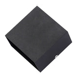Modern LED Wall Sconce Aluminum Indoor LED Wall Mounted Lamp for Bedroom Hallway Black 10W White Light 6000K