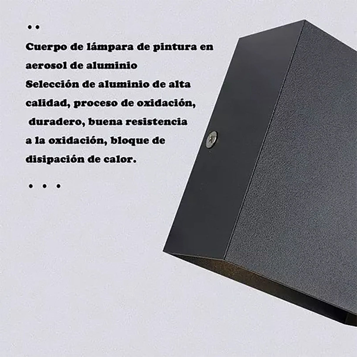 Modern LED Wall Sconce Aluminum Indoor LED Wall Mounted Lamp for Bedroom Hallway Black 10W White Light 6000K