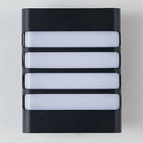 Patio Wall Light Plastic Housing Waterproof Low Power Consumption LED 6500K Wall Mounted Lamp