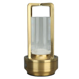 Cordless Table Lamp 3 Colors Stepless Dimming LED Table Lamp Rechargeable Touch Lamp Bedside Nightstand Lamp Gold