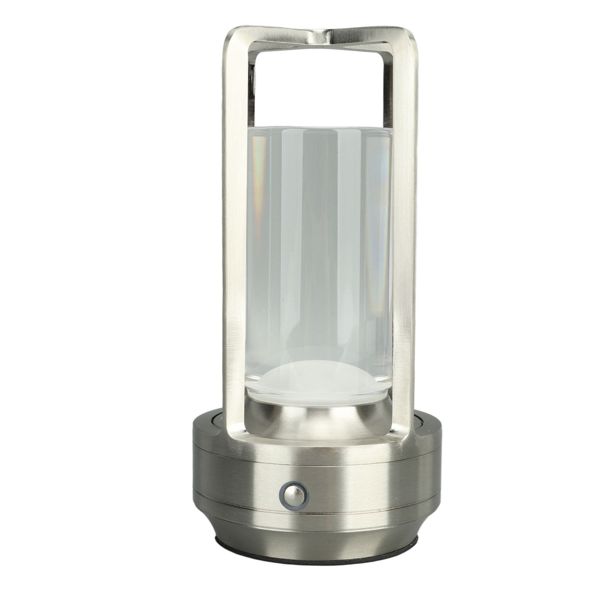 Cordless Table Lamp 3 Colors Stepless Dimming LED Table Lamp Rechargeable Touch Lamp Bedside Nightstand Lamp Silver