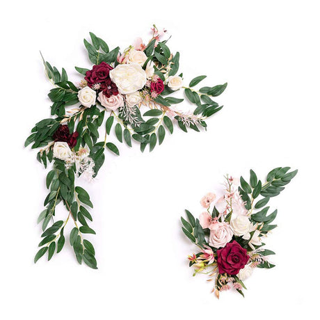 Wedding Simulation Arch Flower Flower Decoration Wedding Stage Background Flowers