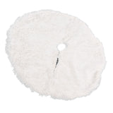 White Christmas Tree Skirts Sophisticated Dense Environmentally Friendly Plush Luxury ChristmasTree SkirtL