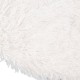 White Christmas Tree Skirts Sophisticated Dense Environmentally Friendly Plush Luxury ChristmasTree SkirtL