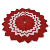 Christmas Tree Skirt Acrylic Fiber Knitting Floor Mat Cover Pad Xmas Party Home Decoration Props