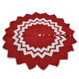 Christmas Tree Skirt Acrylic Fiber Knitting Floor Mat Cover Pad Xmas Party Home Decoration Props