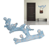 Wall Decoration Hooks Punch Free Innovative Art Waterproof Resin Bird Decoration Hook for Bedroom Living Room29.5cm