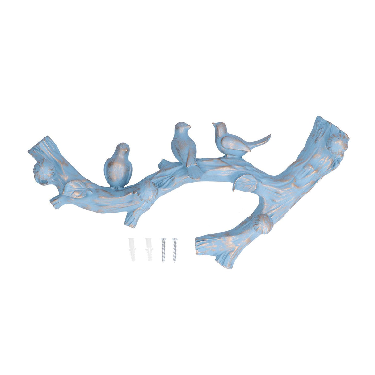 Wall Decoration Hooks Punch Free Innovative Art Waterproof Resin Bird Decoration Hook for Bedroom Living Room38cm