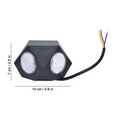 LED Wall Light 12W Aluminum Wall Lamp Corridor Decorative Wall Lamp for Living Room Hotel AC85‑265V
