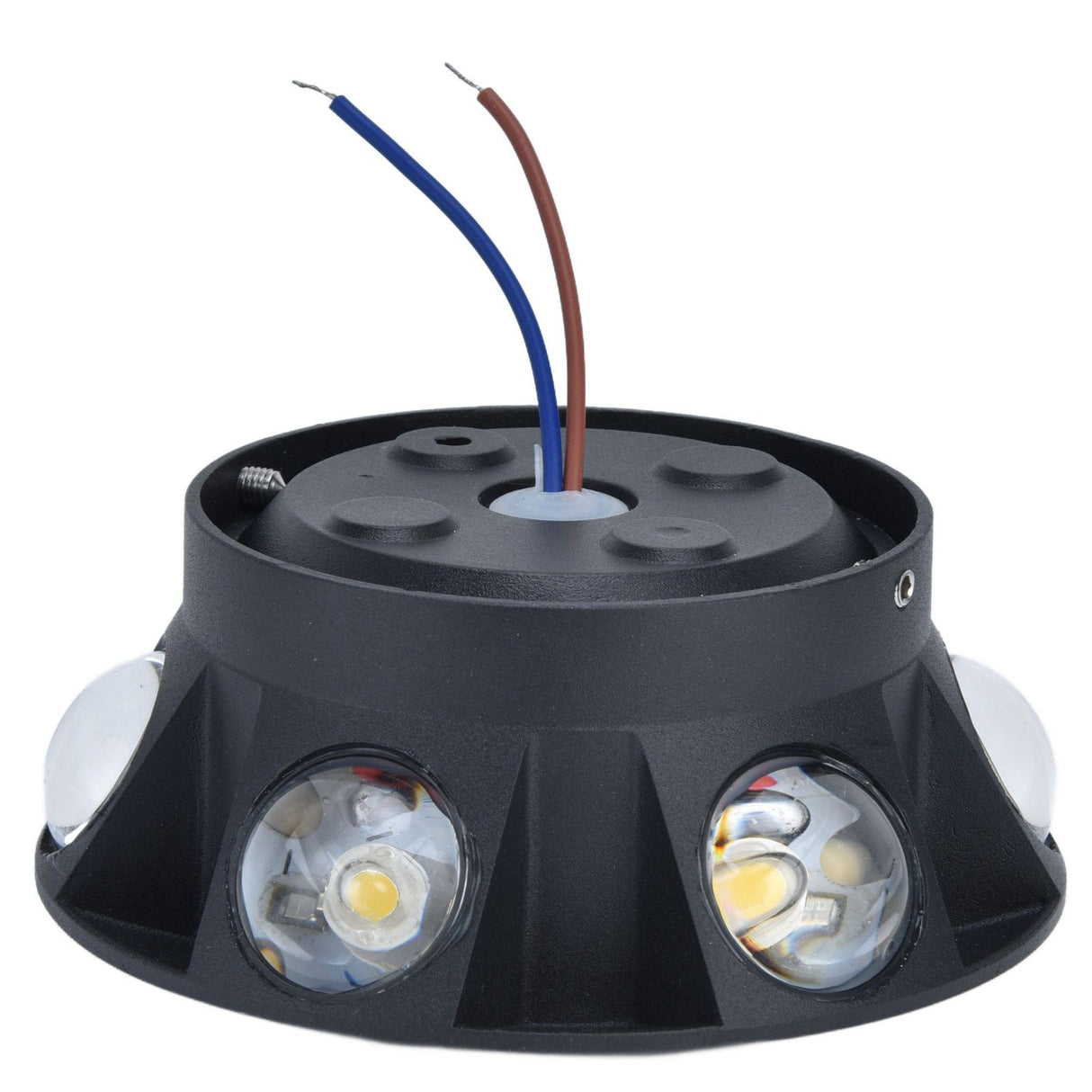 LED Wall Light Mini Mushroom Interior Aluminum 6 Sided Luminous Decorative Wall Lamp for Home Hotel Halls