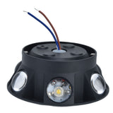 LED Wall Light Mini Mushroom Interior Aluminum 6 Sided Luminous Decorative Wall Lamp for Home Hotel Halls