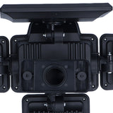 LED Solar Lights Outdoor 4 Adjustable Heads Motion Sensor Light 450LM 3 Modes Wide Angle Wall Light for Garden Pathway