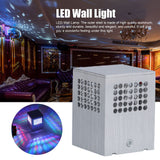 LED RGB Wall Lamp 3W KTV Indoor Wall Decoration Lamp for Corridor Aisle Bedside Background 85‑265V