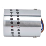 LED Aluminum Spiral Hole Wall Light Corrosion Resistance 3W Dimmable Spiral Lamp for Porch Living RoomRed