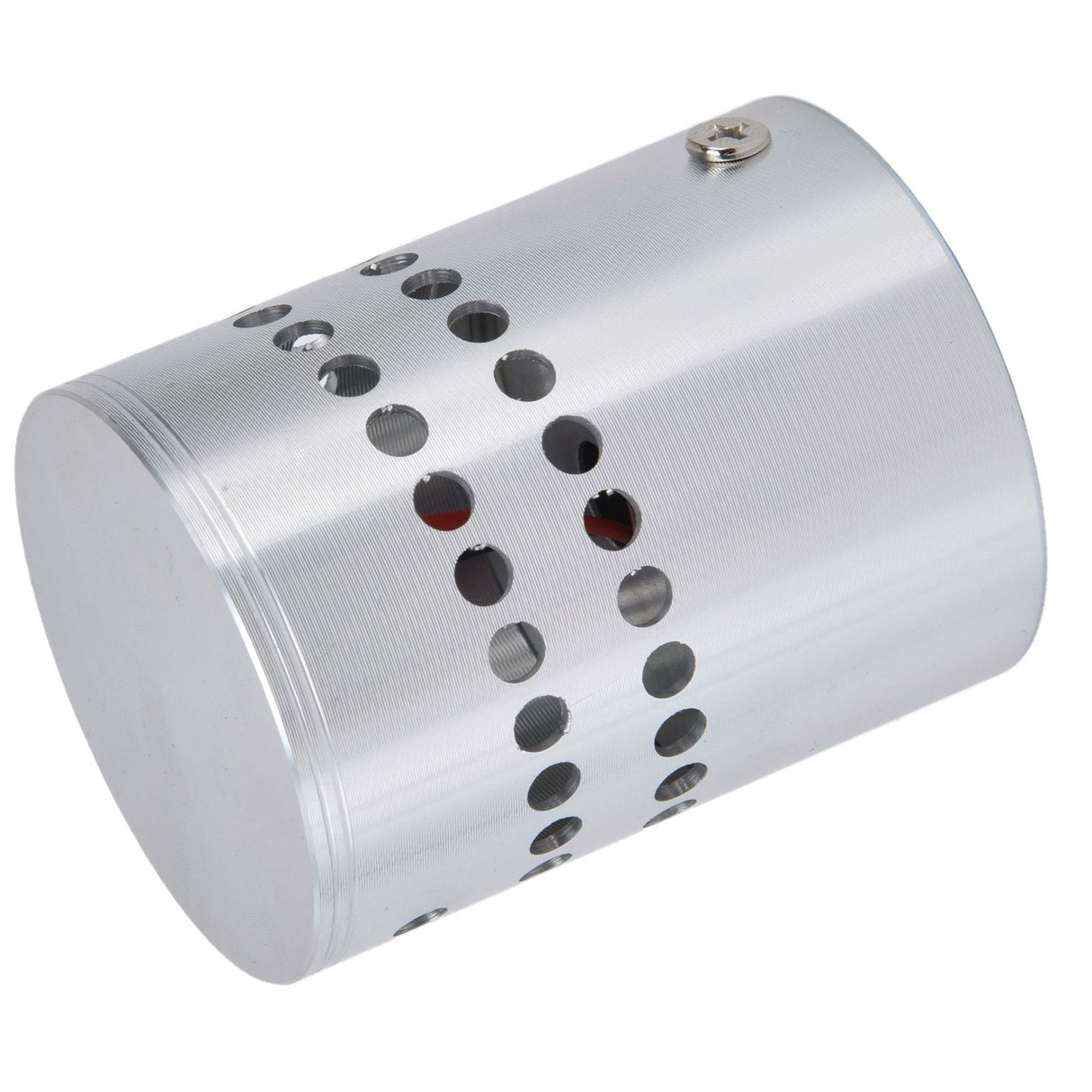 LED Aluminum Spiral Hole Wall Light Corrosion Resistance 3W Dimmable Spiral Lamp for Porch Living RoomRed